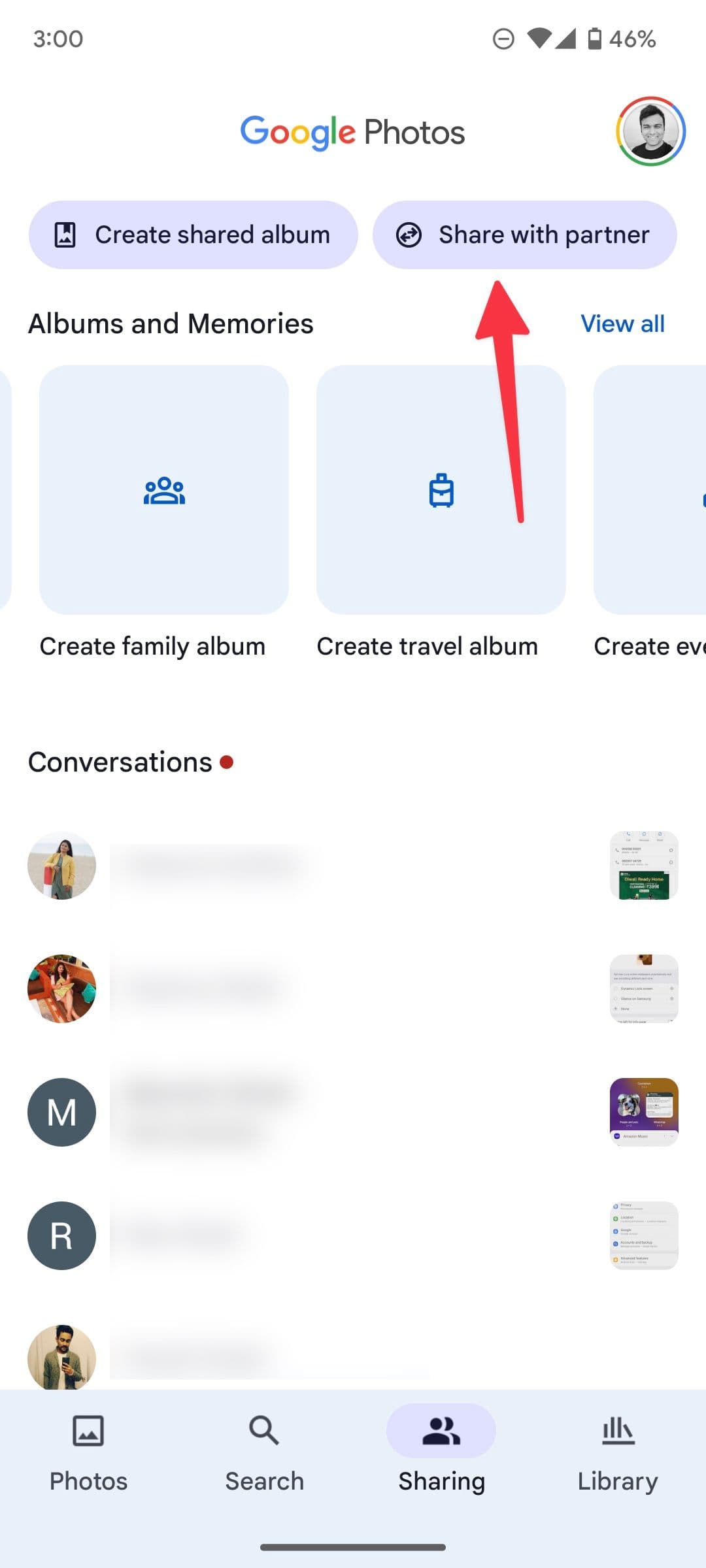 Μοιραστείτε το με συνεργάτη στο Google Photos