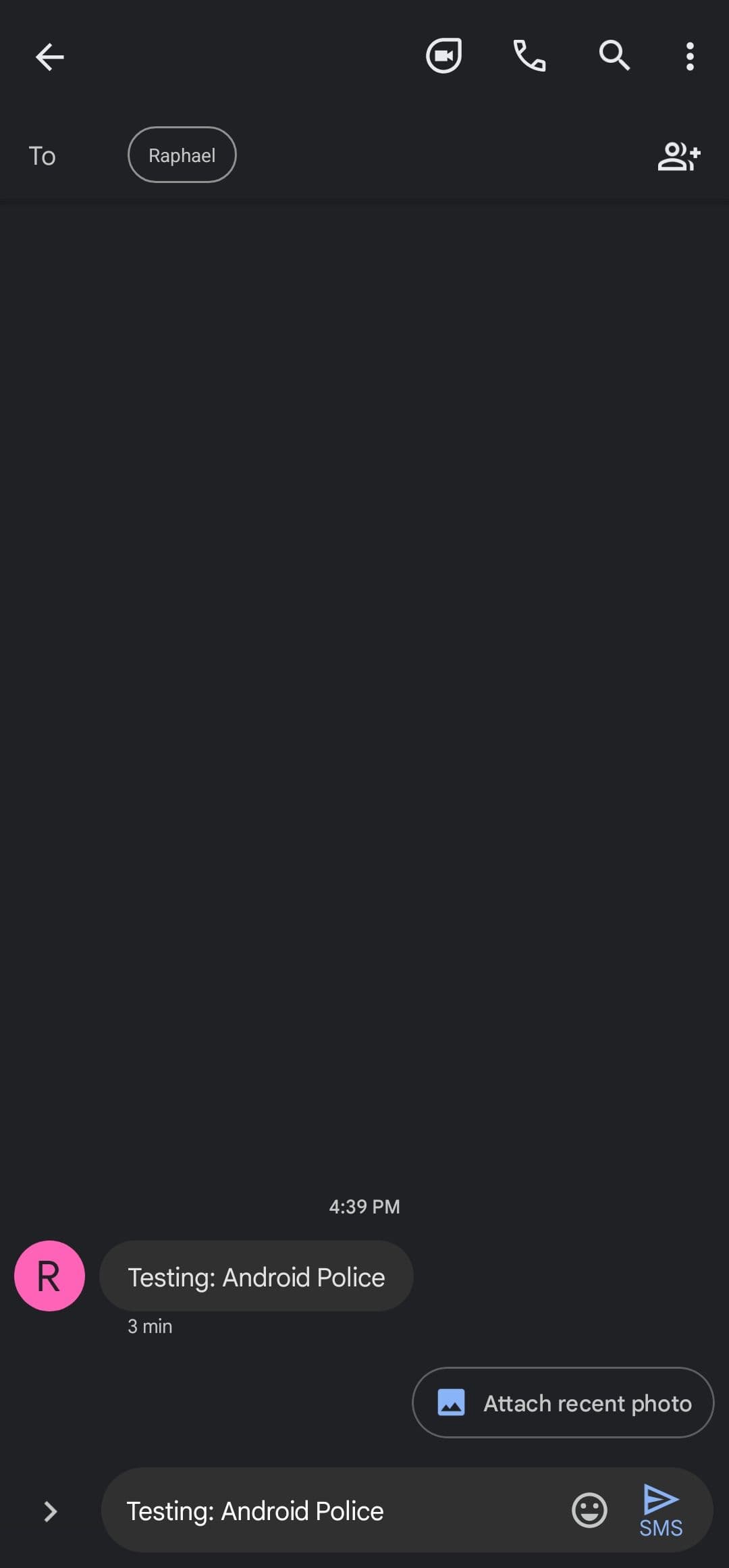 επεξεργαστείτε κείμενο πριν στείλετε ένα μήνυμα