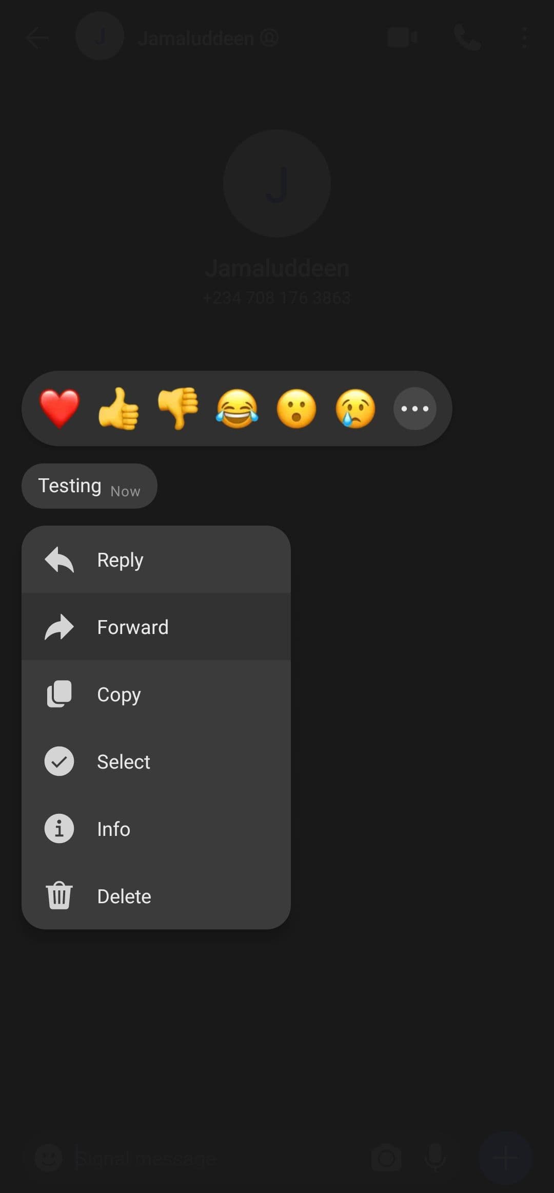 Πατήστε παρατεταμένα και πατήστε μπροστά