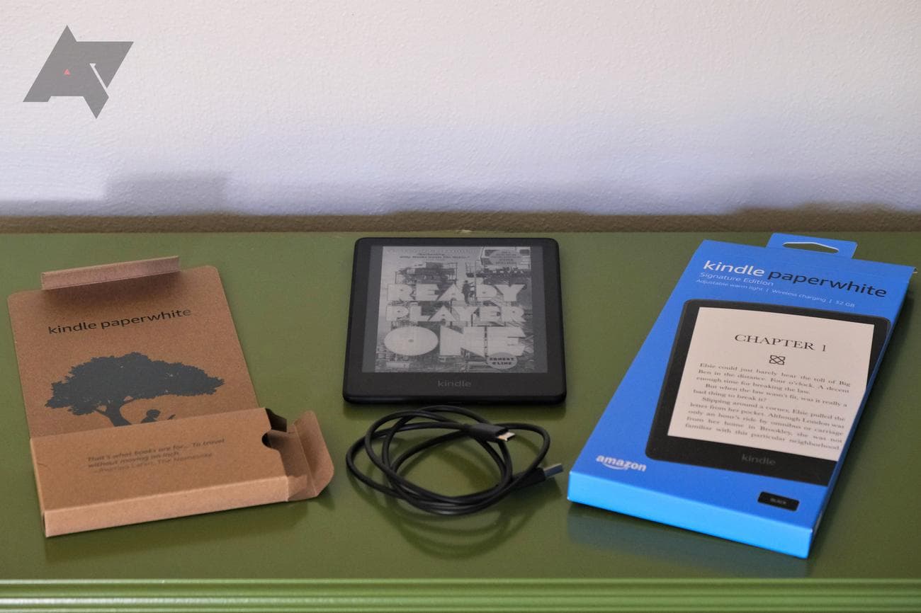Κουτί σχεδίασης κριτικής Kindle Paperwhite Signature Edition