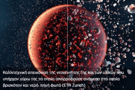 Η νεογέννητη Γη ρούφηξε το νερό που υπήρχε στο Διάστημα και έγινε φιλική στη ζωή