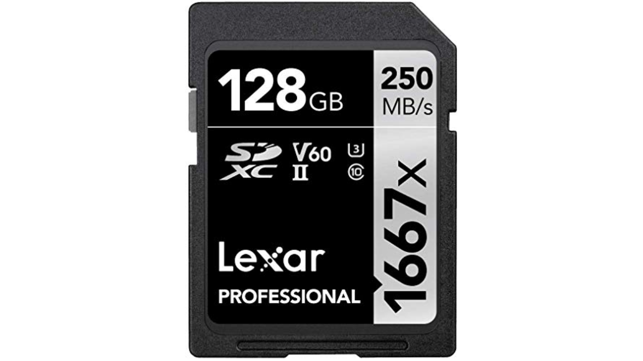 Κάρτα μνήμης Lexar Professional 1667 x 128 GB SDXC UHS-II