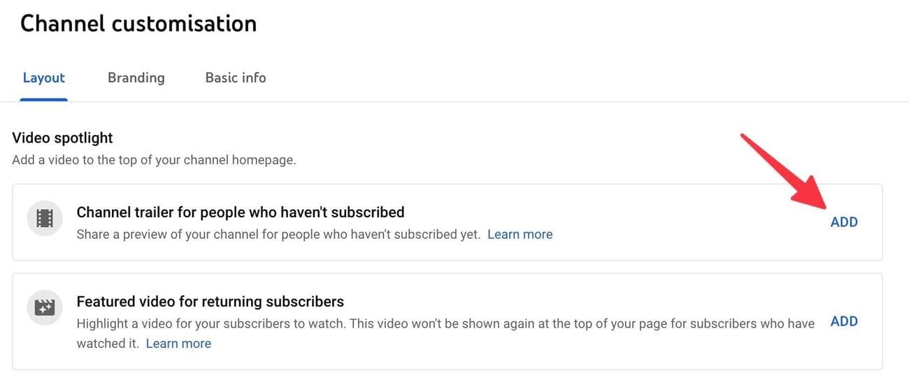 στιγμιότυπο οθόνης της οθόνης μεταφόρτωσης του τρέιλερ του καναλιού youtube