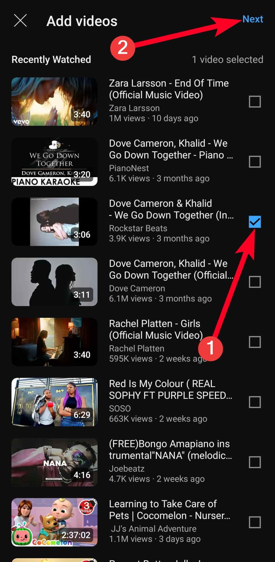Προσθήκη σελίδας βίντεο στην εφαρμογή YouTube για κινητά