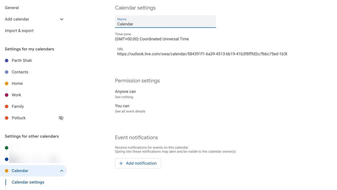 Ρυθμίσεις Ημερολογίου Google