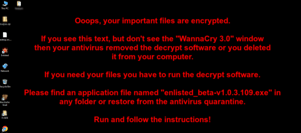 Ιστορικό που ενημερώνει τον χρήστη για τη μόλυνση