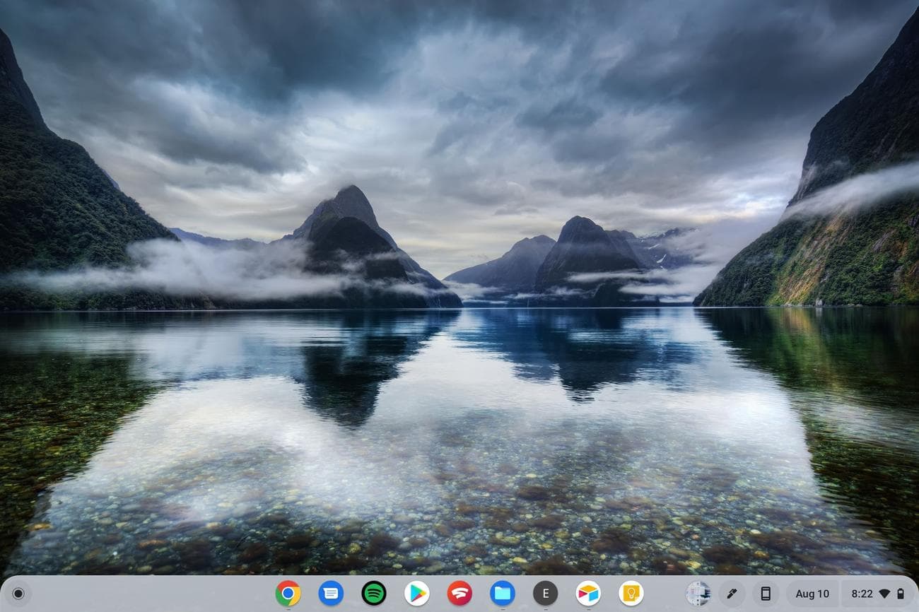 Μια νέα εφαρμογή καρφιτσώθηκε στο ράφι ενός Chromebook