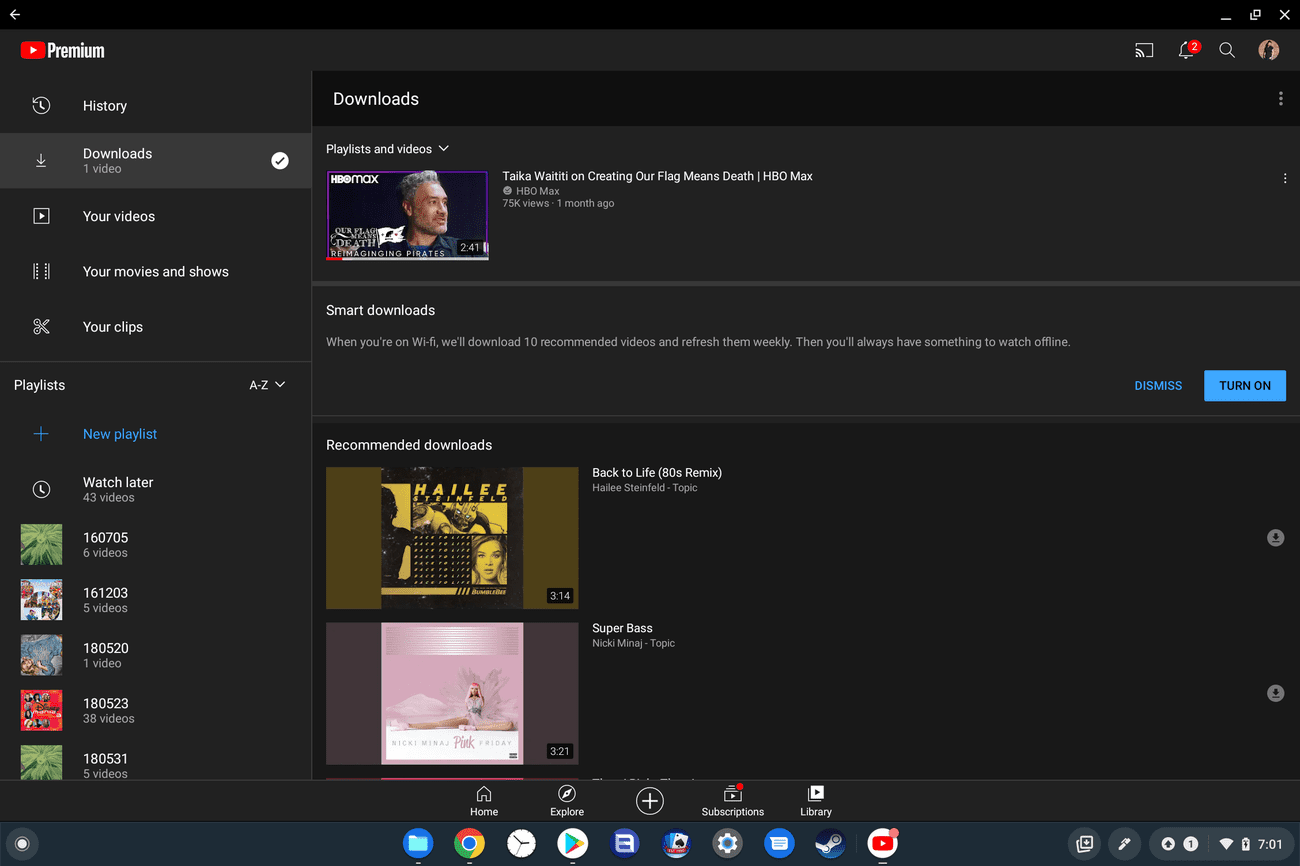 λήψη βίντεο στο chromebook