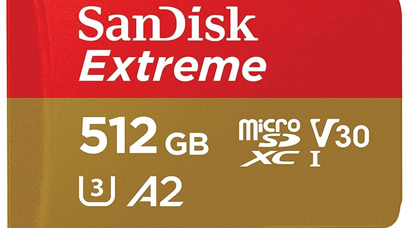 Κάρτα μνήμης SanDisk 512 GB Extreme microSDXC UHS-I με προσαρμογέα
