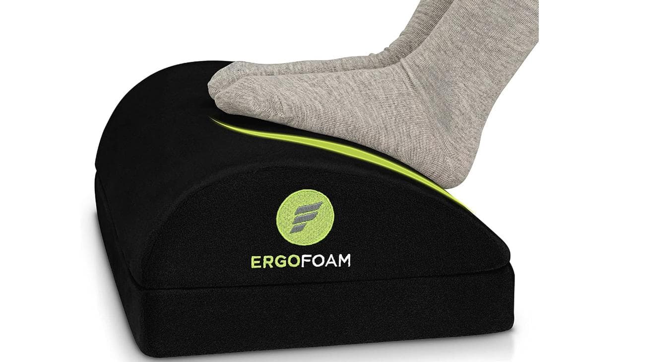 ErgoFoam Adjustable Desk Foot Rest