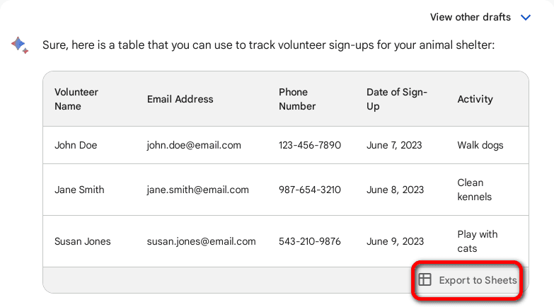 Export-to-Sheets-Bard