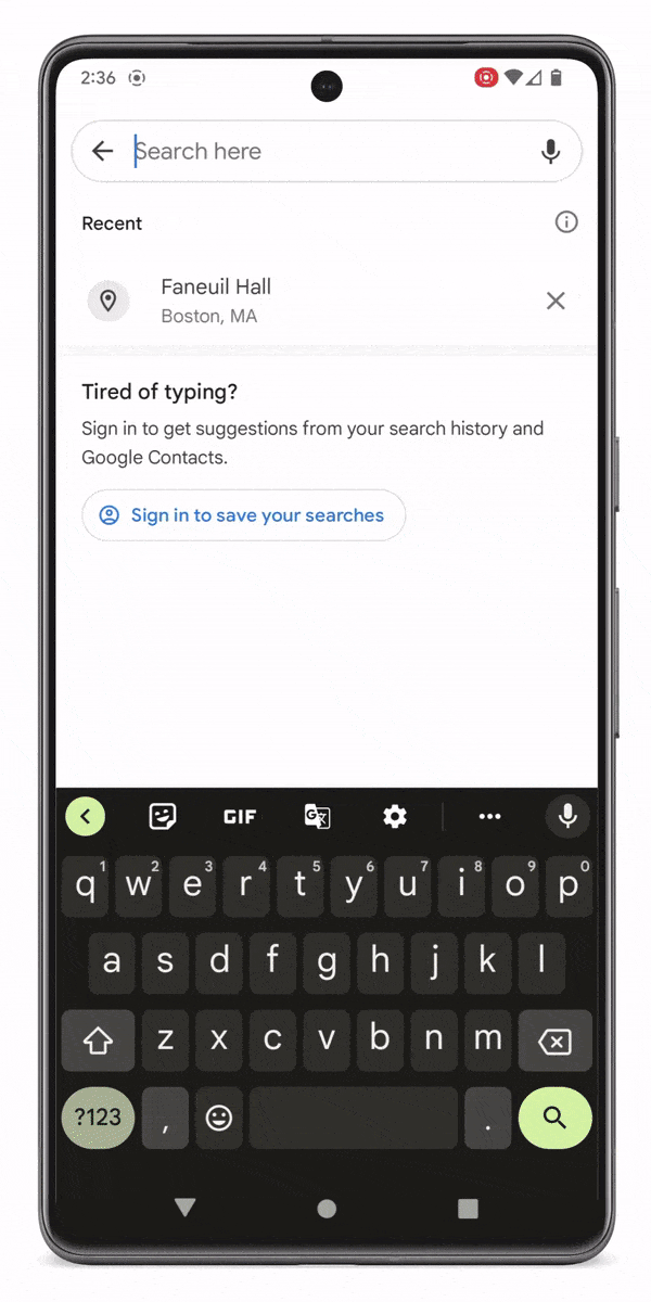 Ενημερώσεις Χαρτών Google