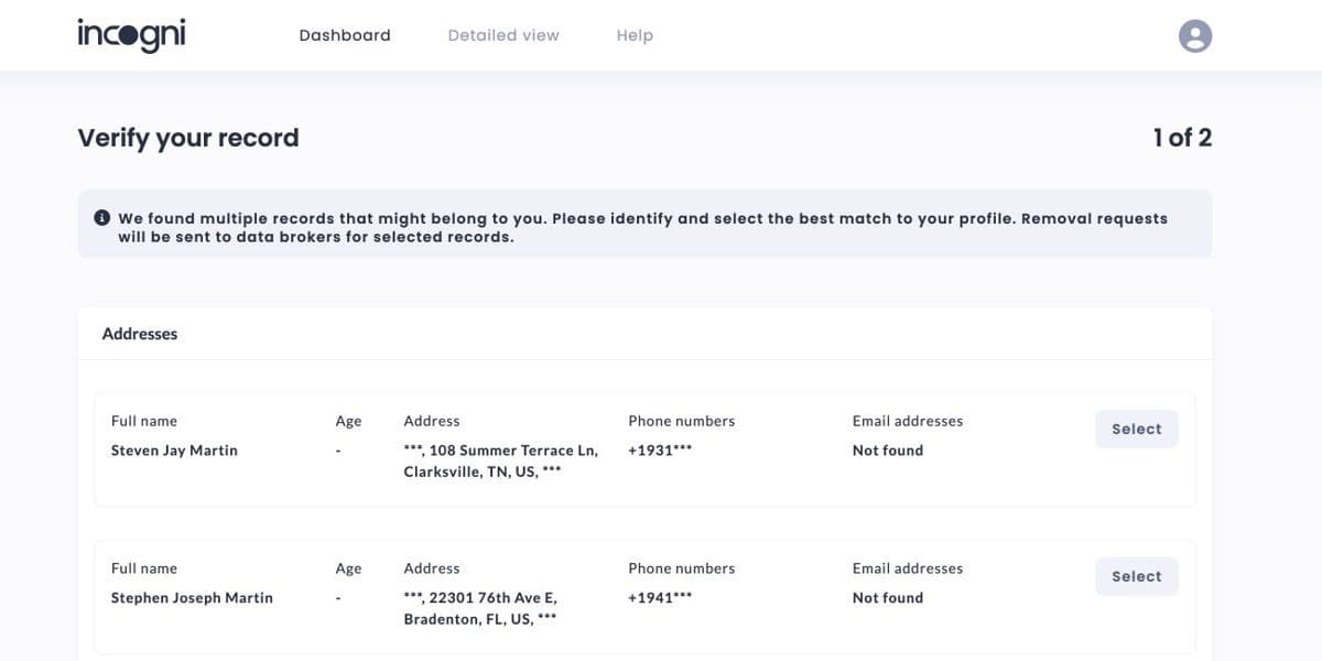 εγγραφή ανώνυμης επαλήθευσης
