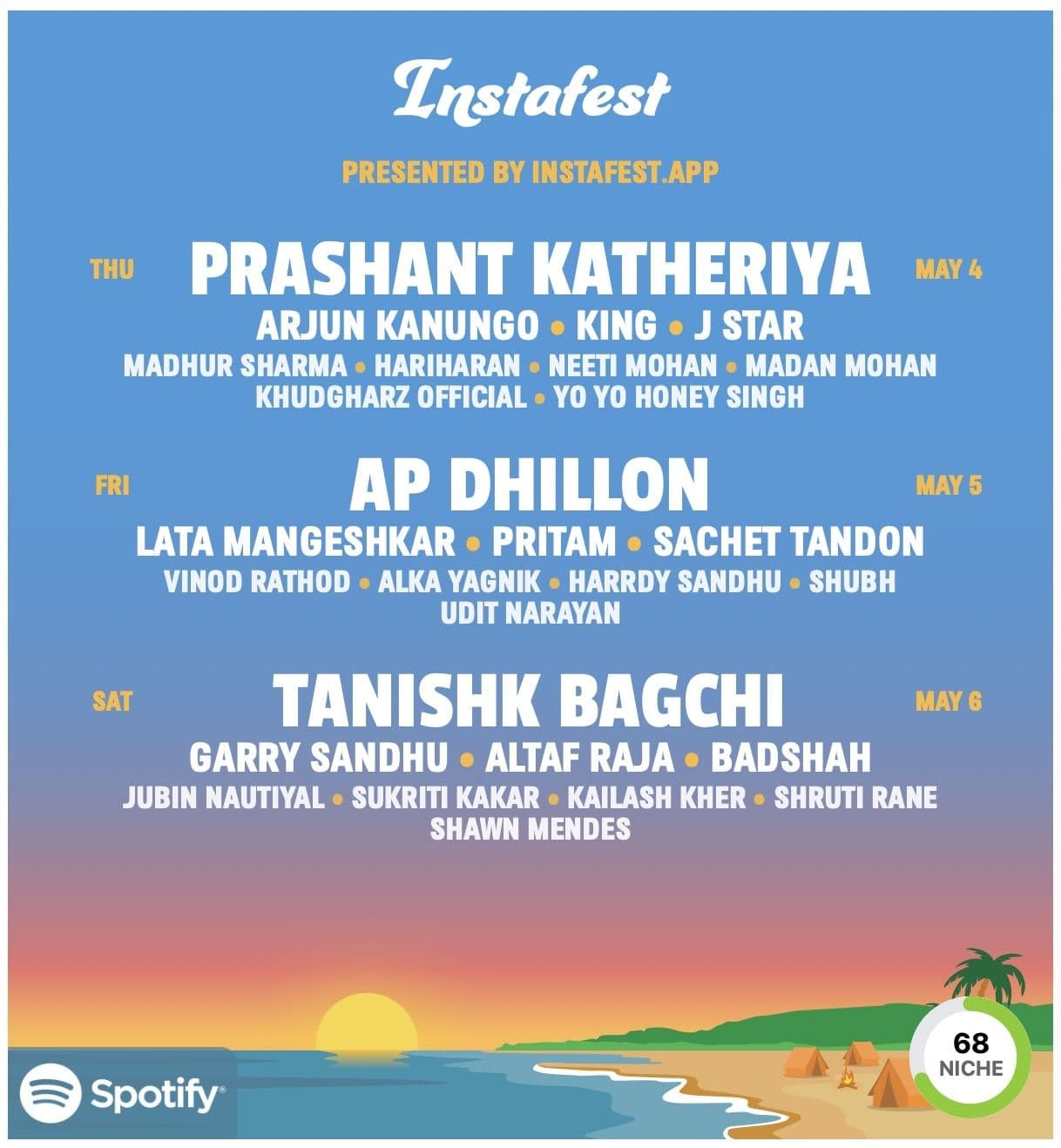 Στιγμιότυπο οθόνης του Instafest