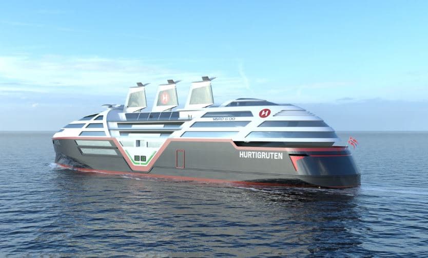 Το πρώτο ηλεκτρικό κρουαζιερόπλοιο με γιγάντια ηλιακά πανιά στη θάλασσα το 2030 [εικόνες]