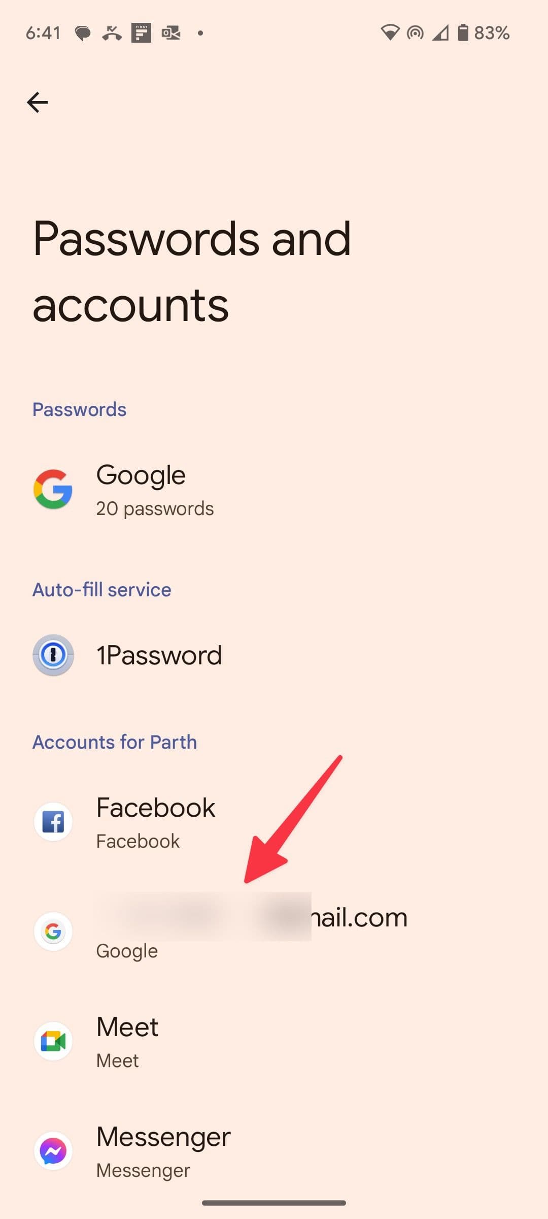 Ανοίξτε τον λογαριασμό Google