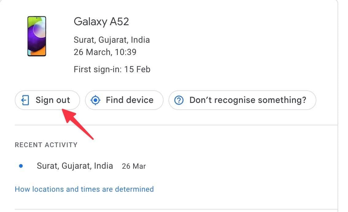 Αποσύνδεση από τηλέφωνο Android