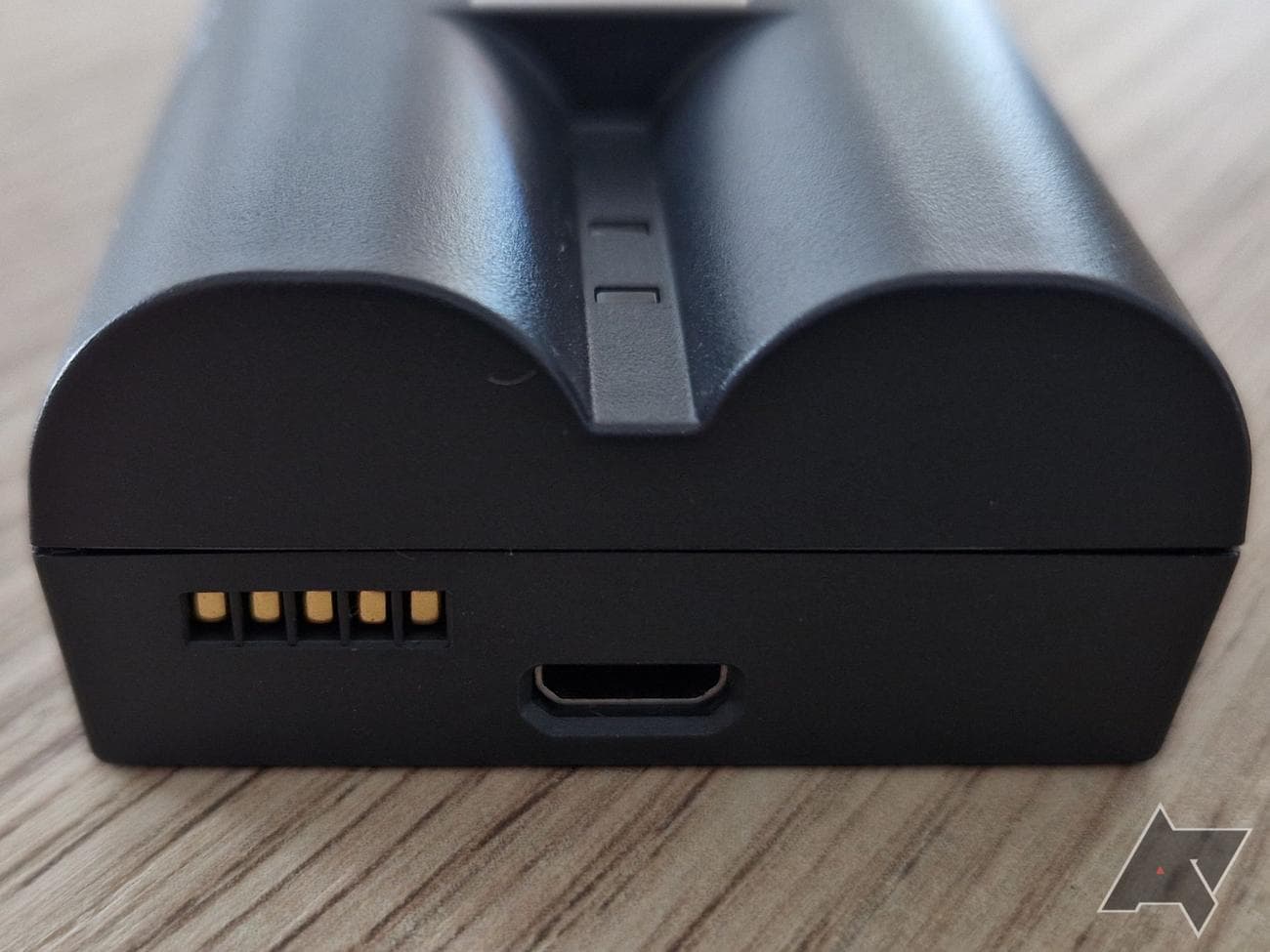 Ring Battery Doorbell Plus battery and microUSB connector