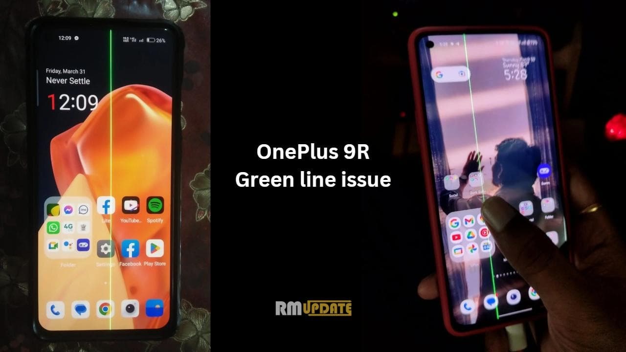 Πρόβλημα με κάθετη πράσινη γραμμή OnePlus 9R στην οθόνη: Ποια είναι η λύση;