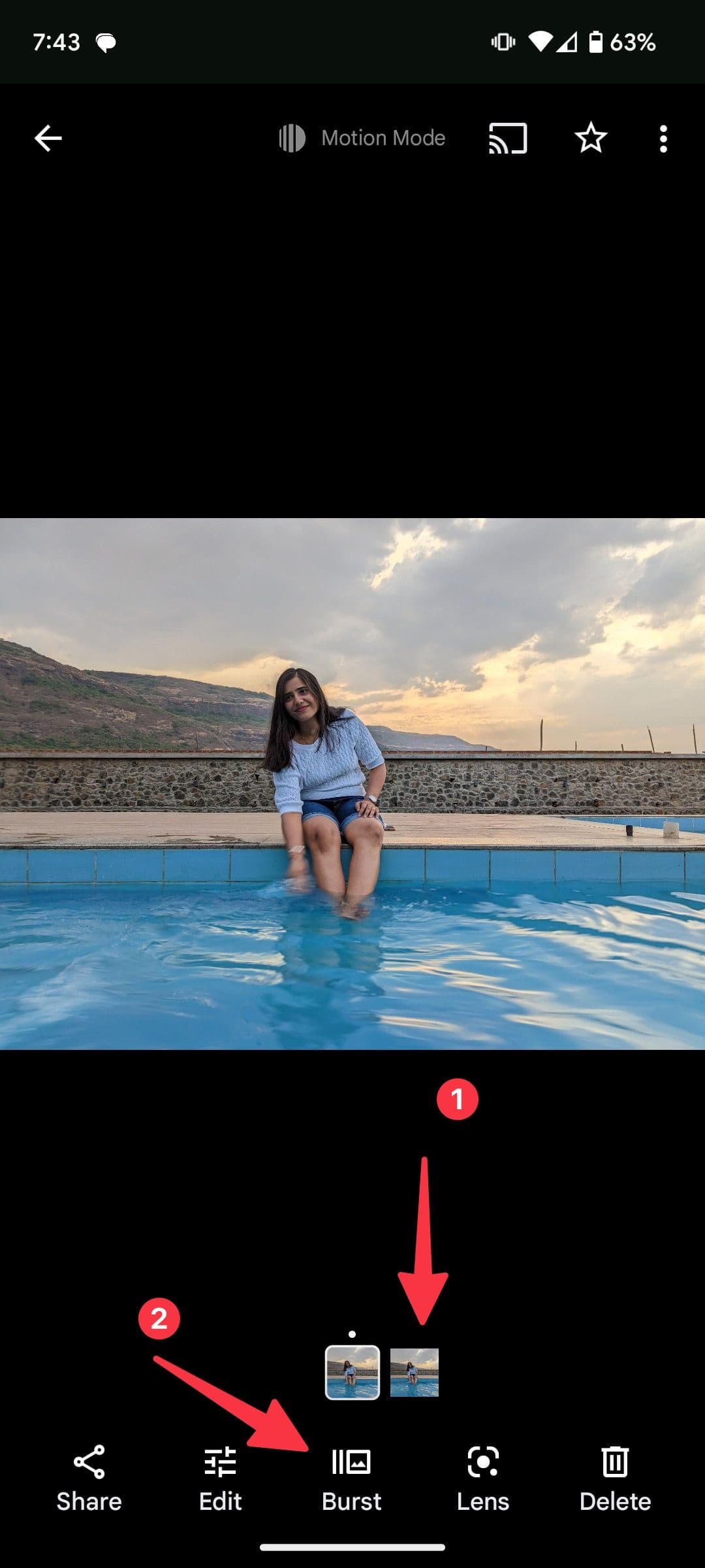 θαμπάδα στις Φωτογραφίες Google