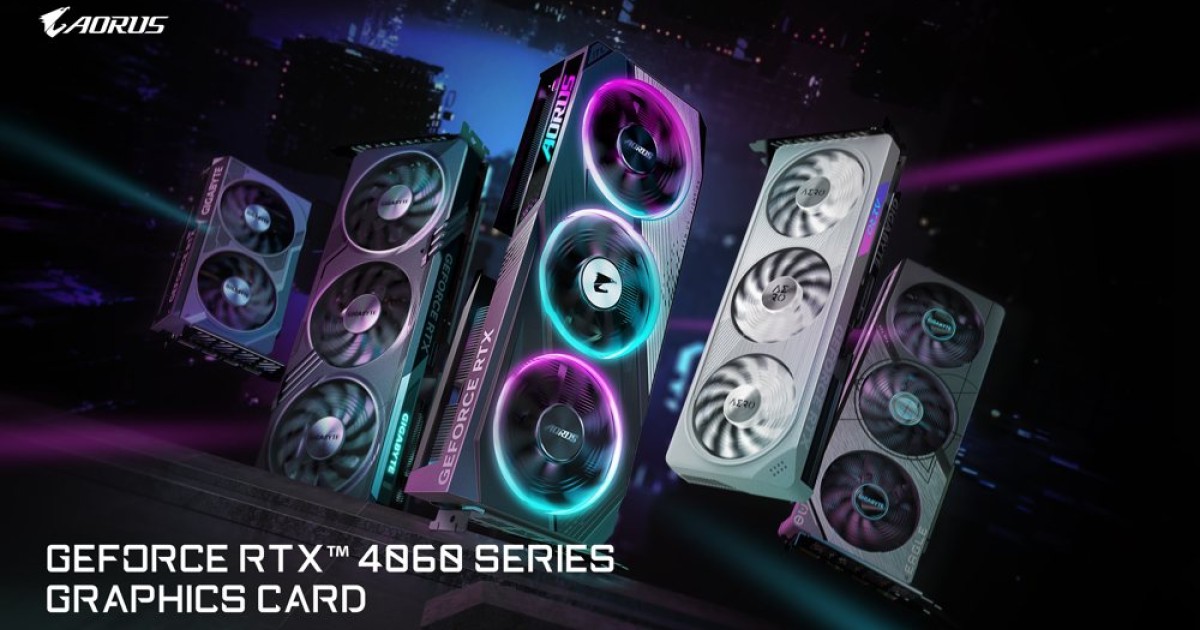 Η GIGABYTE παρουσιάζει την σειρά καρτών γραφικών GeForce RTX 4060