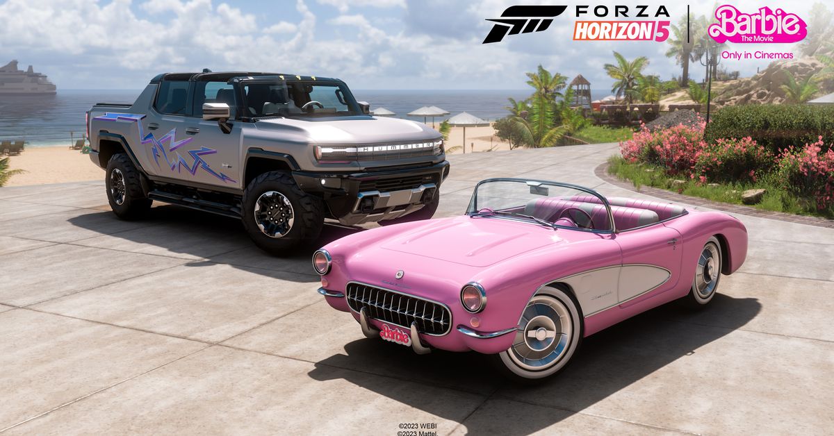 Η ηλεκτρική Corvette της Barbie και το Ken's Hummer EV έρχονται στο Forza Horizon 5

