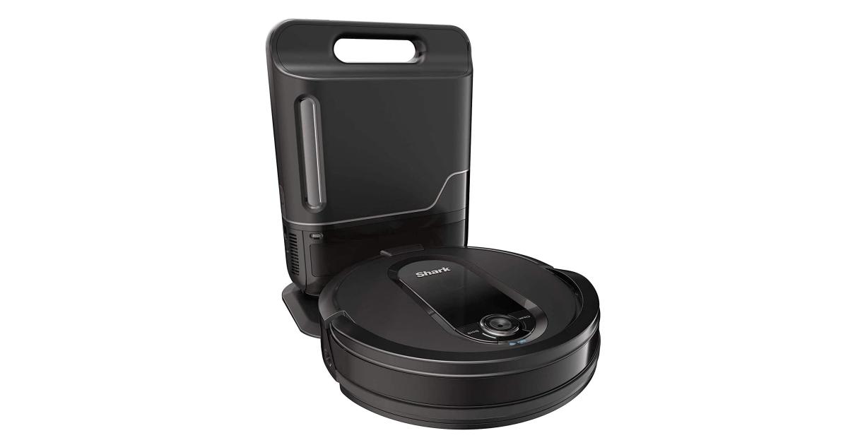 Η ηλεκτρική σκούπα ρομπότ Shark που αδειάζει μόνος του είναι μισή αυτή τη στιγμή