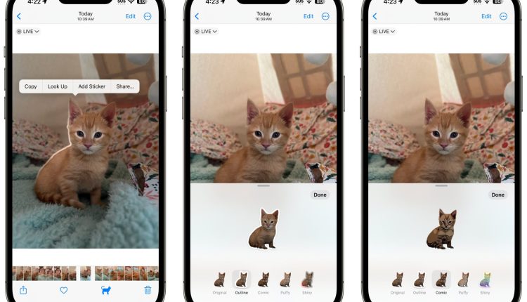 Μπορείτε να μετατρέψετε τις φωτογραφίες σας σε κινούμενα αυτοκόλλητα με το iOS 17