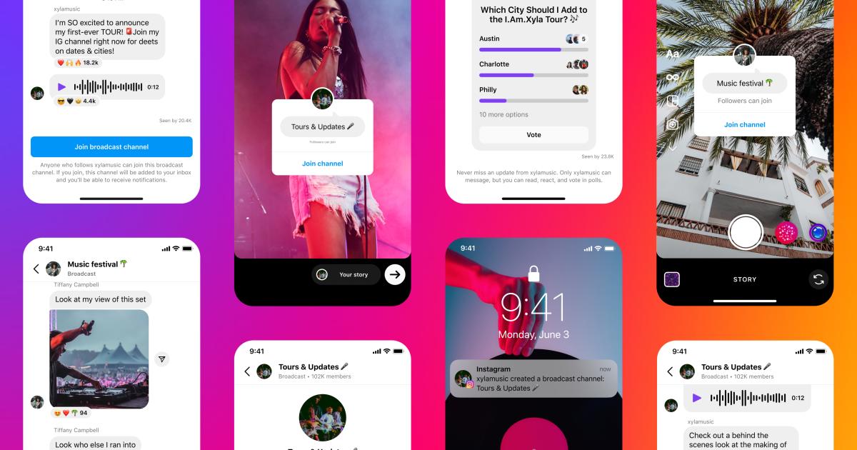 Το Instagram λανσάρει τα κανάλια μετάδοσης που μοιάζουν με το Telegram σε όλο τον κόσμο