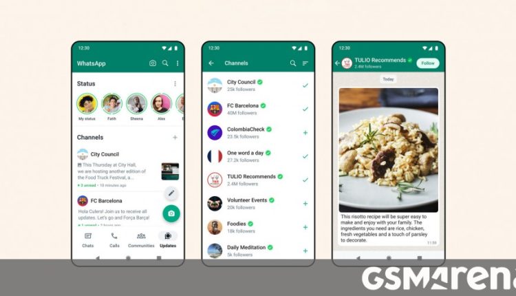 Το WhatsApp Channels προσφέρει μονόδρομη μετάδοση για δημιουργούς και οργανισμούς