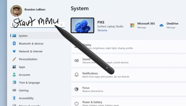 Το Windows Ink έχει τη δυνατότητα να γράφει με το χέρι σε πλαίσια πεδίου στην τελευταία έκδοση Insider Preview
