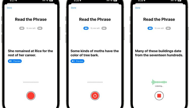 Το iOS 17 σας επιτρέπει να δημιουργήσετε μια φωνή που να μοιάζει με εσάς
