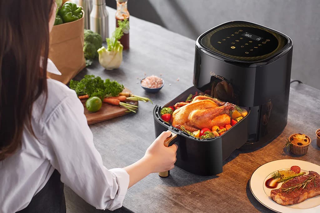 Ultenic K10 : Air Fryer 1500W με κάδο 5lt και έλεγχο μέσω εφαρμογής!
