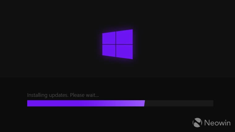 Installing Windows update
