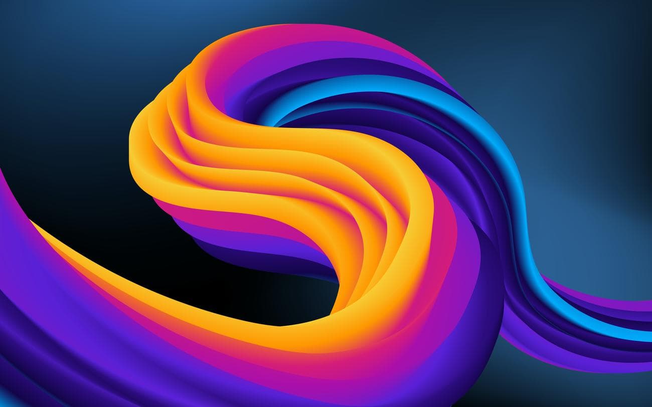 Μια πολύχρωμη ταπετσαρία