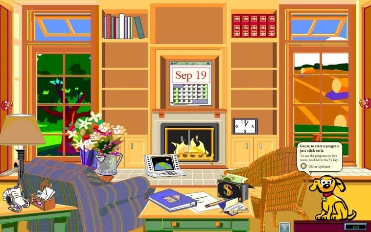 Στιγμιότυπο οθόνης της Microsoft bob
