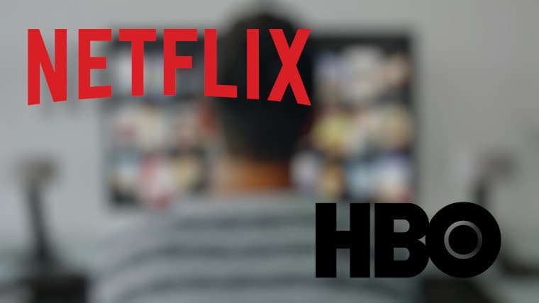 The Netflix and HBO logos