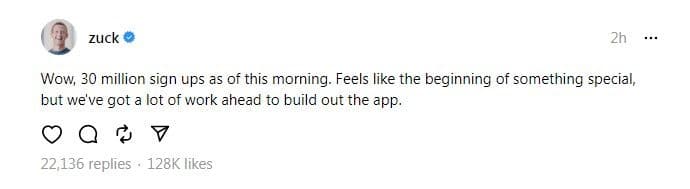 σημαδέψτε τα νήματα του Ζούκερμπεργκ