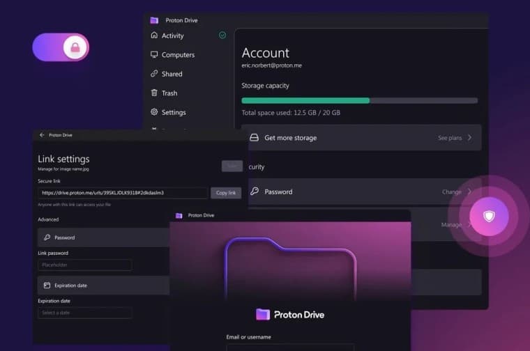 Proton drive windows