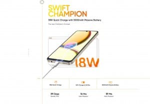 Η παραλλαγή 108MP του Realme C53 θα είναι παχύτερη και θα φορτίζει πιο αργά από το μοντέλο των 50MP