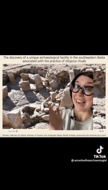 A screenshot of one of Baer's TikTok videos. 