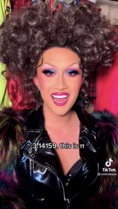 A screenshot of one of Santos' videos. 