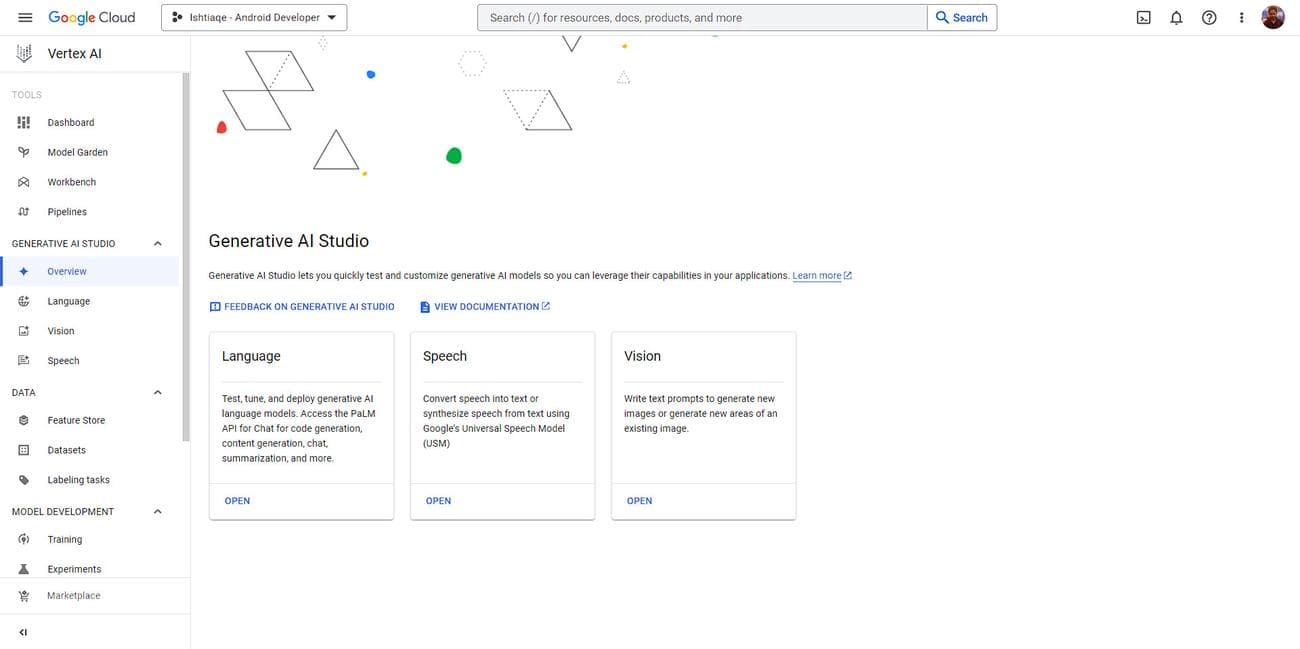 Generative AI Studio