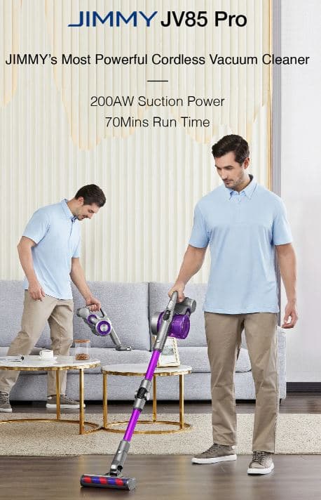 JIMMY JV85 Pro: Μια πολύ ισχυρή όρθια σκούπα μπαταρίας της JIMMY στα 208.4€ από Ευρώπη!