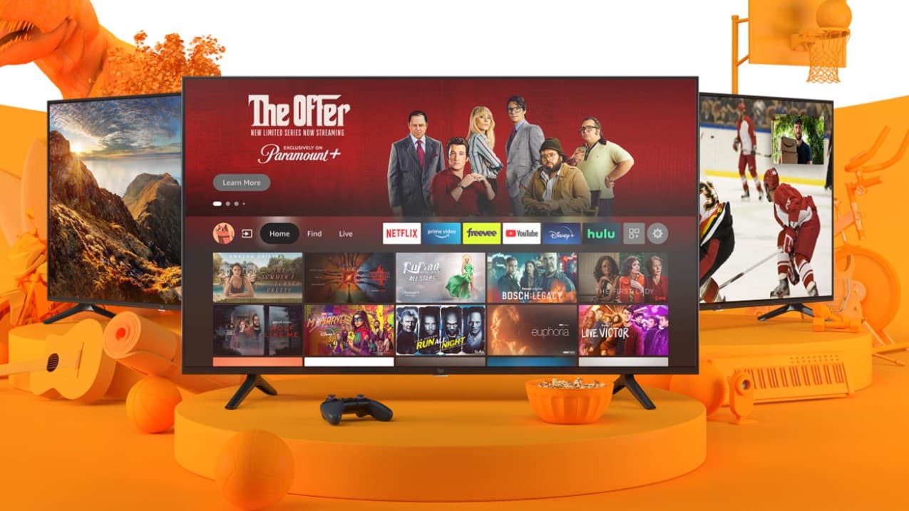 Amazon Fire TV 55 inch 4 Series 4K UHD Smart TV Promo Image