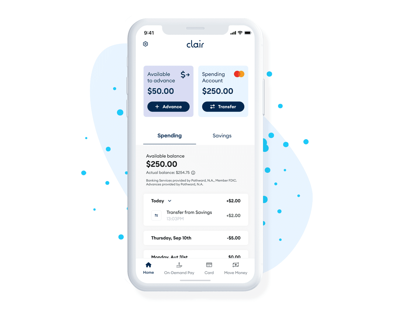 Clair, fintech, εργαζόμενοι πρώτης γραμμής