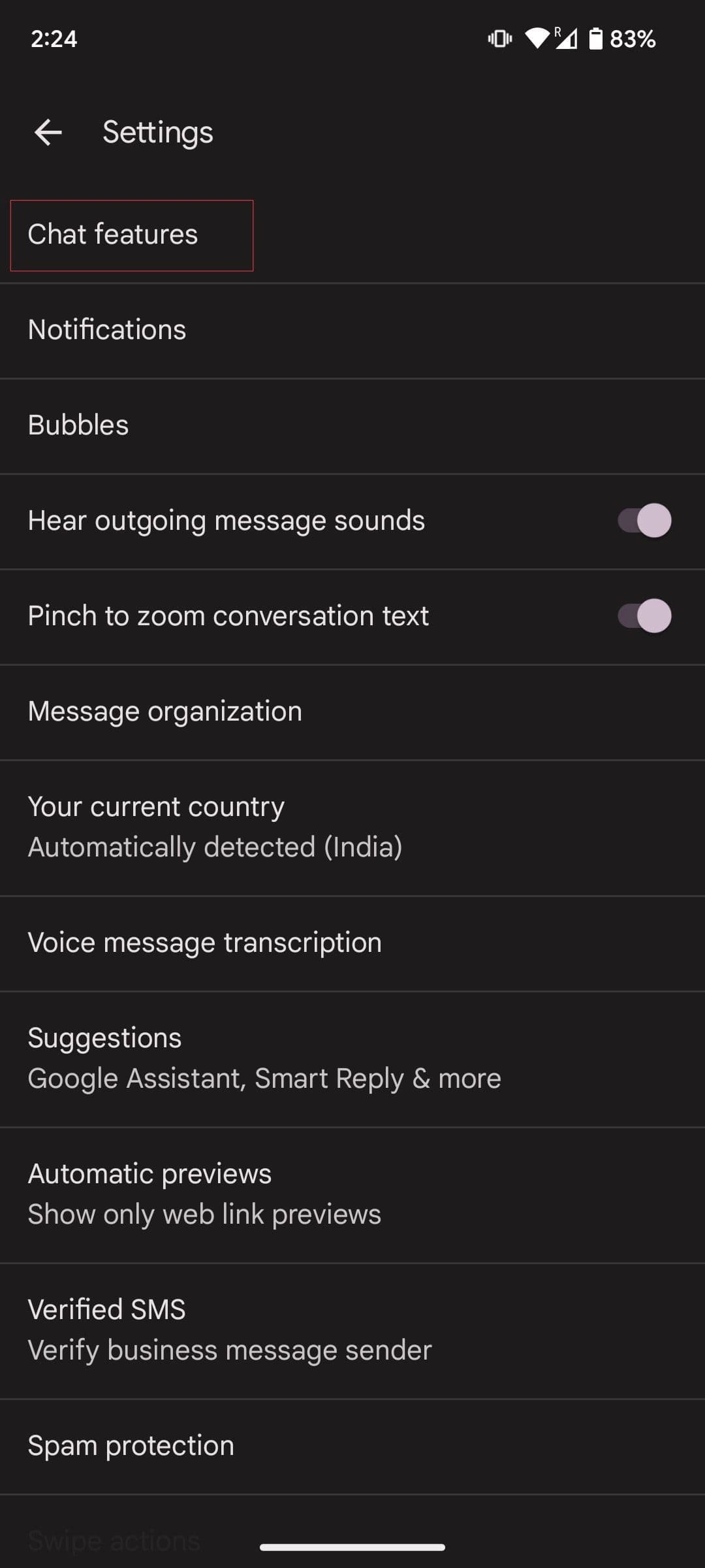 Η συνομιλία του Google Messages διαθέτει στιγμιότυπο οθόνης