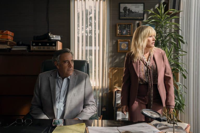 Brad Garrett and Patricia Arquette in High Desert.