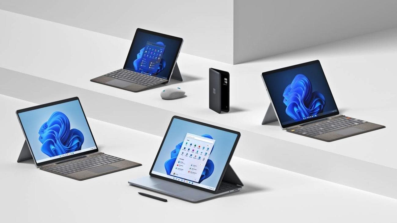 Microsoft Surface laptops