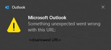 Σφάλμα FDQN του Outlook